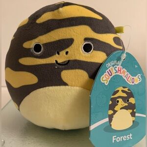 MAKE OFFER ORIGINAL SQUISHMALLOWS FOREST THE SALAMANDER BNWT Camo 5” KELLYTOY